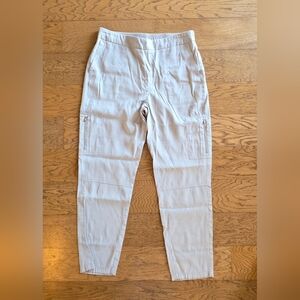 Chico's Cargo Pants Elastic Waist Beige Size US4
